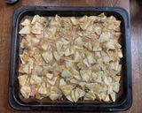 鉄板に広げて！混ぜるだけ簡単りんごケーキ作り方4写真