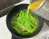 簡単☆鰹節出汁たっぷり絹さや卵とじ作り方3写真