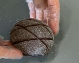 割れないクッキー生地で脚付きメロンパン作り方30写真