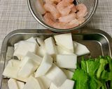 かぶとエビのやわらか卵とじ♪作り方1写真