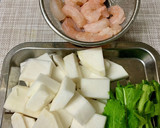かぶとエビのやわらか卵とじ♪作り方1写真