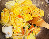 しっかり簡単味付け　卵とキャベツの炒め物作り方4写真