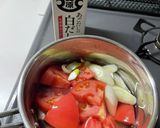 トマトとねぎの和風ポタージュ作り方1写真