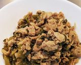 豚肉と高菜漬けの炒めもの作り方13写真