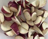 家の調味料だけで大学いも作り方1写真