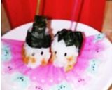 ひな祭り♡竹輪と魚ニソで！雛人形♡作り方15写真
