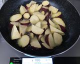 家の調味料だけで大学いも作り方3写真