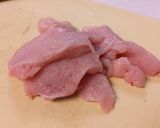 鶏むね肉照り焼き丼。作り方1写真
