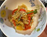 幼児食 パプリカとピーマンのきんぴら風作り方6写真
