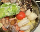 野菜たっぷりミルク味噌汁作り方1写真