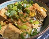凍り豆腐の玉とじ丼作り方6写真