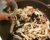 きのことベーコンのわさび醤油パスタ作り方5写真