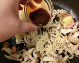 きのことベーコンのわさび醤油パスタ作り方6写真