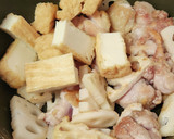 鶏肉と厚揚げ&蓮根の濃厚ガーリック☆弁当作り方2写真