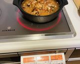 土鍋で豚の角煮炊き込みご飯作り方3写真