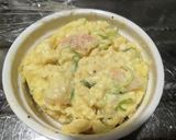 お弁当に！葱と海老のふんわり卵作り方3写真