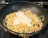 65℃ 温泉卵で作るカルボナーラ作り方27写真