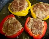 パプリカの肉詰め作り方6写真