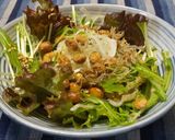 水菜と新玉ねぎのカリカリサラダ作り方5写真