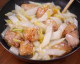 鶏肉と白菜のとろとろ旨塩炒め☆ポン酢がけ作り方5写真