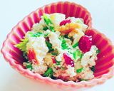 りんごとレタスのくるみ和え作り方1写真
