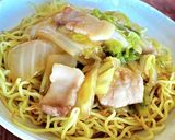 お店の味！豚バラ白菜あんかけ焼きそば作り方8写真