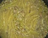 お手軽＊菜の花のワンパンクリームパスタ作り方6写真