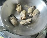 牡蠣とアスパラのクリームパスタ作り方3写真