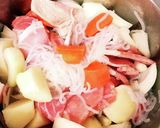 肉じゃがに里芋入れました作り方2写真