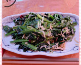 ☆ほうれん草と小エビごま油炒め☆作り方5写真