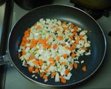 ワンパン細切り牛肉トマトシチュー作り方1写真