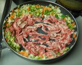 ワンパン細切り牛肉トマトシチュー作り方2写真