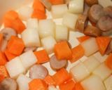 栄養満点◎コロコロ根菜の豆乳スープ作り方2写真
