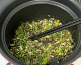 セロリの葉と黒ごまの薬膳ふりかけ作り方4写真