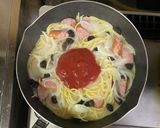 超簡単♪♪くるみレーズンナポリタン作り方3写真