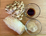 【つくおき】たっぷりきのこの胡麻和え作り方1写真