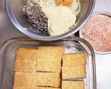 厚揚げと玉ねぎのツナ味噌マヨチーズ焼き。作り方2写真