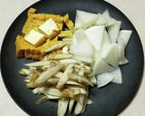 冷しゃぶとゆで汁利用の肉なし豚汁作り方2写真