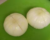 新玉ねぎの電子レンジ蒸し作り方2写真
