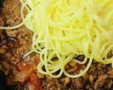 ケチャップ&ウスターソースのミートパスタ作り方4写真