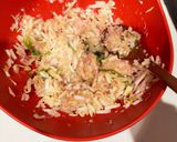 鶏だんごの梅みぞれ煮作り方2写真