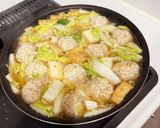 鶏だんごの梅みぞれ煮作り方4写真