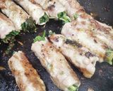 春菊の肉巻き作り方6写真