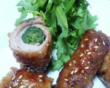 春菊の肉巻き作り方8写真
