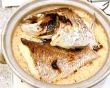 土鍋で豪華に丸々一匹使った鯛めし♪作り方9写真