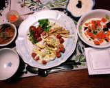 お父さんが作った✨ウインナーの花の卵焼き作り方10写真