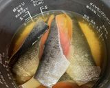 鮭としめじの炊き込みご飯作り方3写真