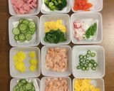 春色カラフルちらし寿司！お花見入園入学祝作り方1写真
