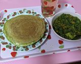 もち麦粉のほうれん草チーズナン*グルフリ作り方8写真