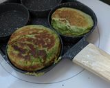 もち麦粉のほうれん草チーズナン*グルフリ作り方9写真